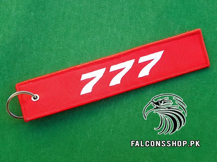 Boeing 777 Aviation Keychain (Red) - Falcons Shop