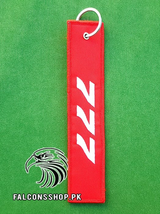 Boeing 777 Aviation Keychain (Red) - Falcons Shop