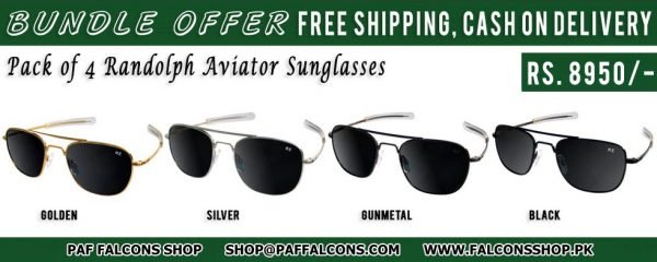 Bundle Offer Buy pack of 4 Randolph Aviator Sunglasses