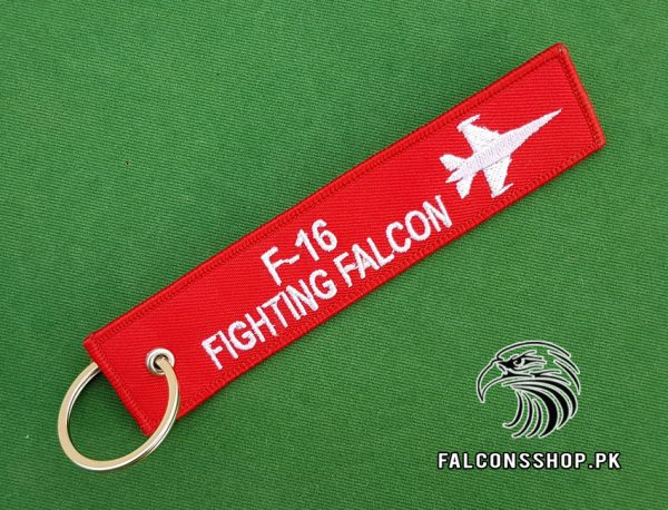 F 16 Fighting Falcon Remove Before Flight Keychain Red 1