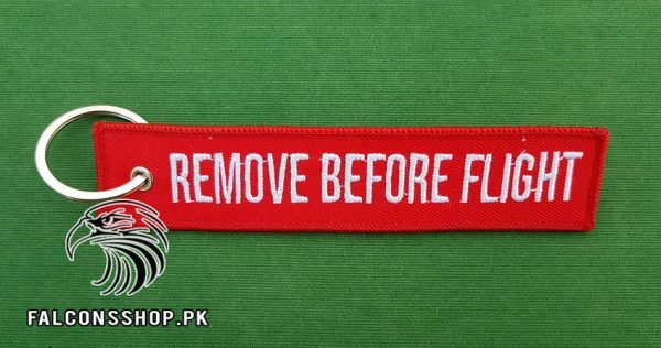 F 16 Fighting Falcon Remove Before Flight Keychain Red 2