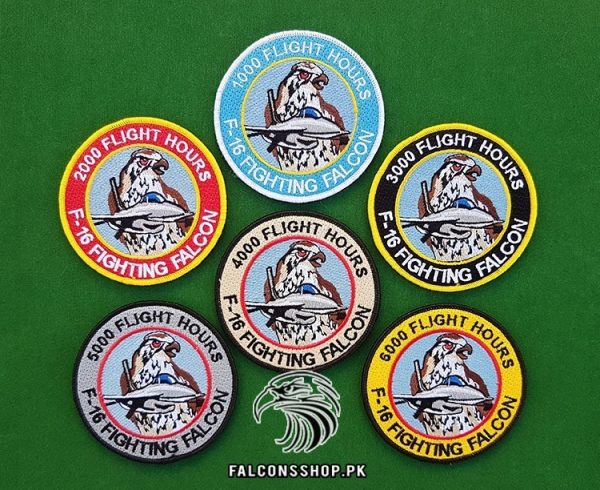 Package F 16 Flight Hours Patches 1