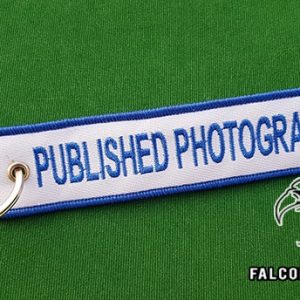 Published Photographer Aviation Photography Keychain Blue 1