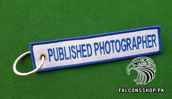 Published Photographer Aviation Photography Keychain Blue 1