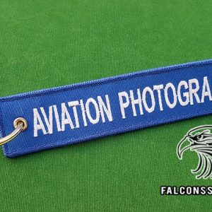 Published Photographer Aviation Photography Keychain Blue 2