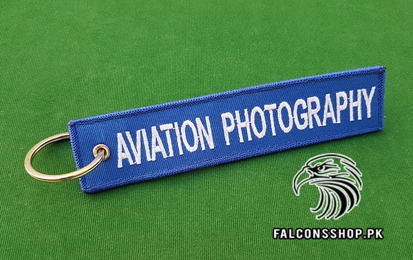 Published Photographer Aviation Photography Keychain Blue 2