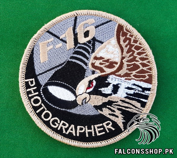F 16 Photographer Golden Patch 3