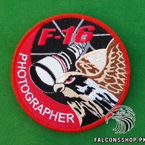 F 16 Photographer Red Patch 1