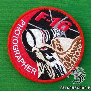 F 16 Photographer Red Patch 2