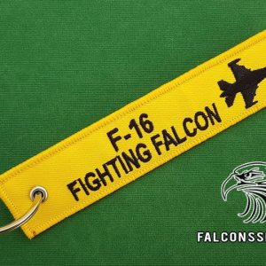 F 16 Fighting Falcon Remove Before Flight Keychain Yellow 2