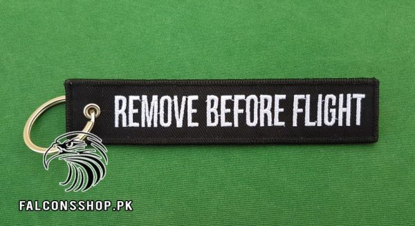 Follow Me Remove Before Flight Keychain 2