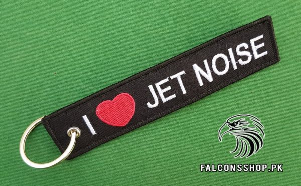 I Love Jet Noise Remove Before Flight Keychain 1