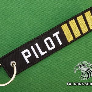 Pilot 4 Stripes Remove Before Flight Keychain 1
