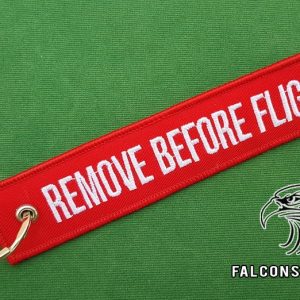 Remove Before Flight Keychain Red 1
