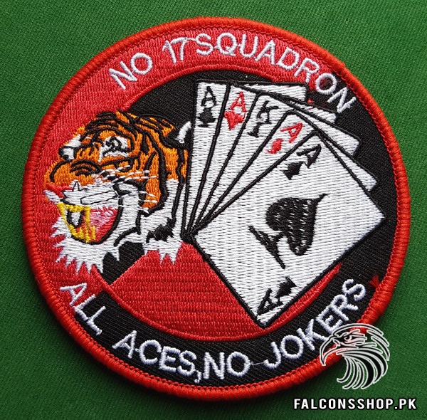All Aces No Jokers Tigers 17 Squadron Patch 1