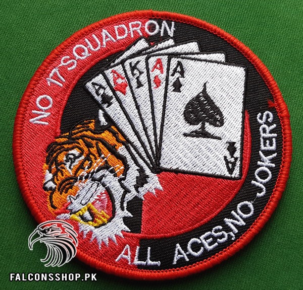 All Aces No Jokers Tigers 17 Squadron Patch 2