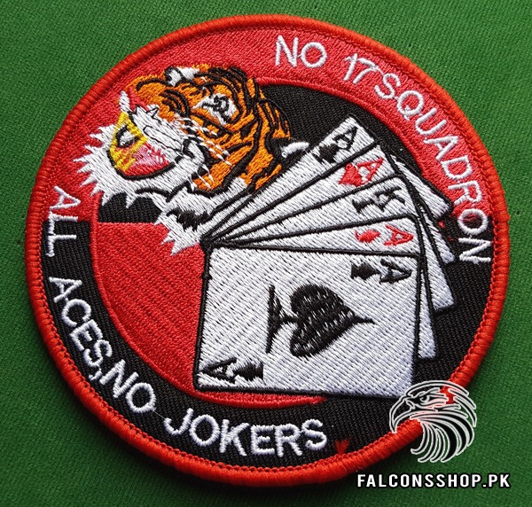 All Aces No Jokers Tigers 17 Squadron Patch 4
