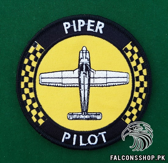 Piper Pilot Patch Yellow 1