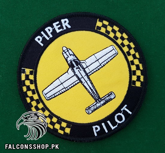 Piper Pilot Patch Yellow 3