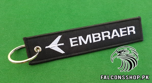 Embraer Remove Before Flight Keychain Black 1