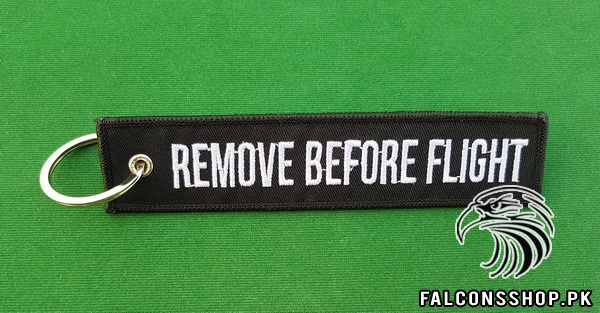 Embraer Remove Before Flight Keychain Black 2