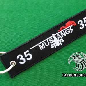35 Mustangs Aviation Squadron Remove Before Flight Keychain 1