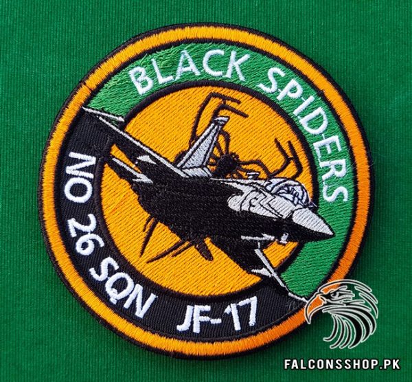 JF 17 Black Spiders Squadron Patch 2