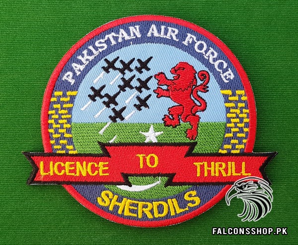 PAF Sherdils Licence To Thrill Patch 1
