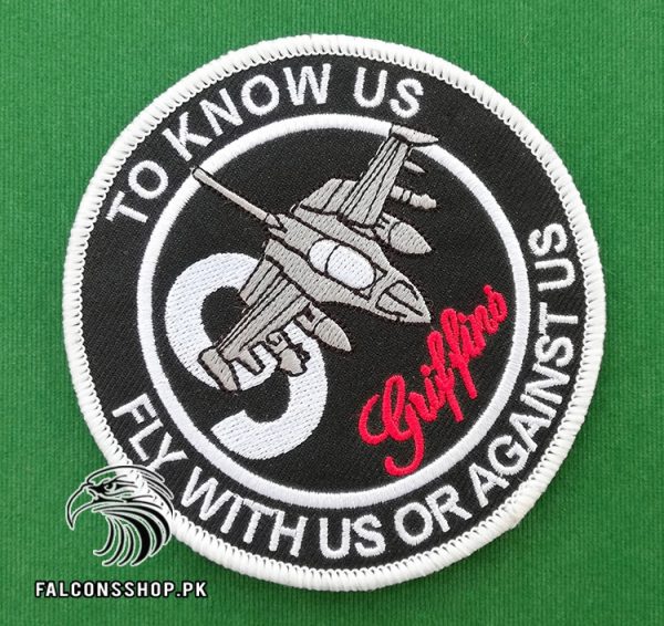 9 Griffins F 16 Squadron Patch 2