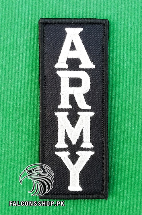 Pak Army Shoulder Patch Black 1