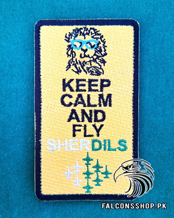 Keep Calm And Fly Sherdils Patch 1