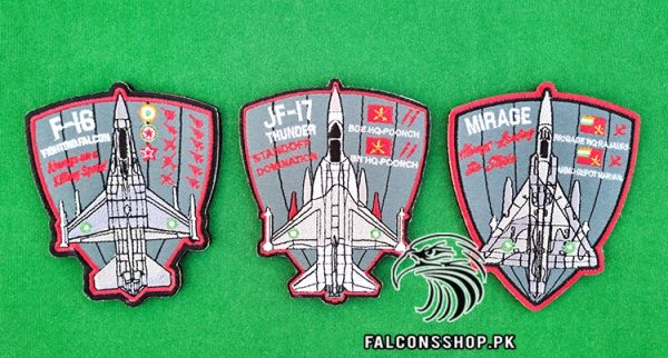 Package F 16 JF 17 Mirage Trio Patches 4
