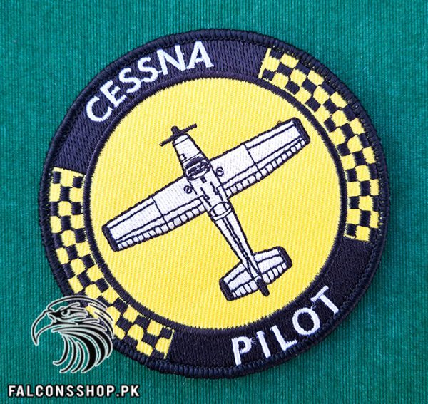 Cessna Pilot Patch Yellow 2