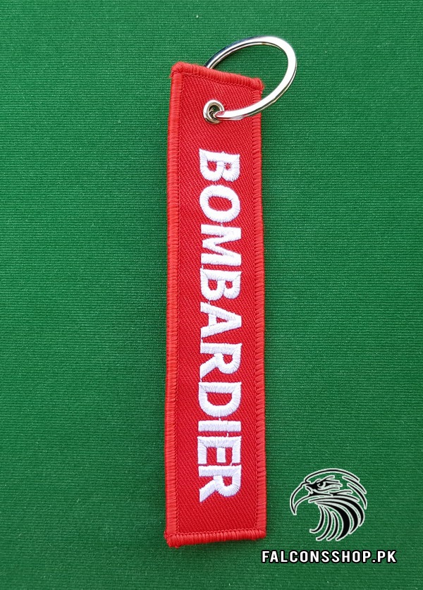 Bombardier Remove Before Flight Keychain — Bombardier Arrivals Store