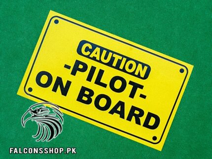 Caution: Pilot On Board Car Sticker