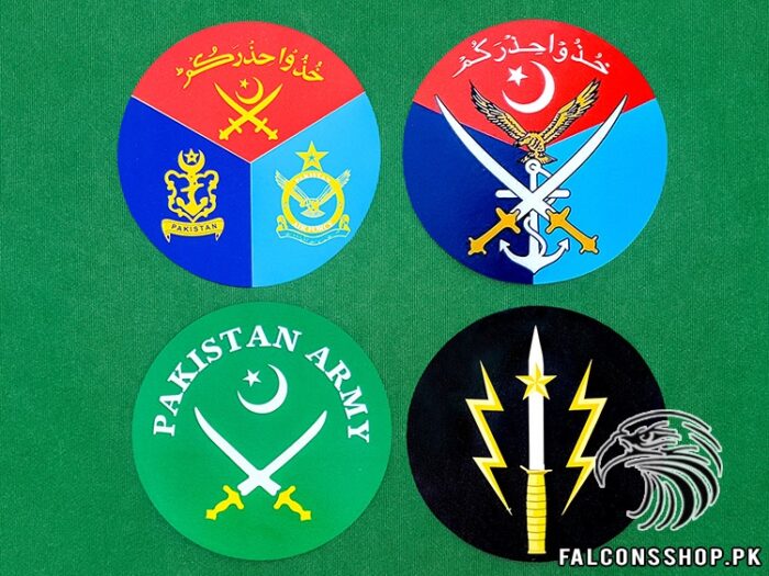 Package 4: Pakistan Armed Forces Car Stickers