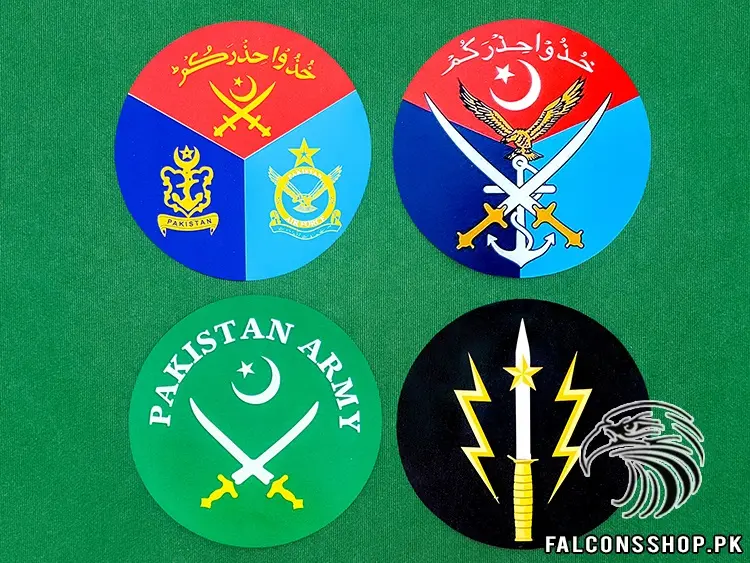 Package 4: Pakistan Armed Forces Car Stickers