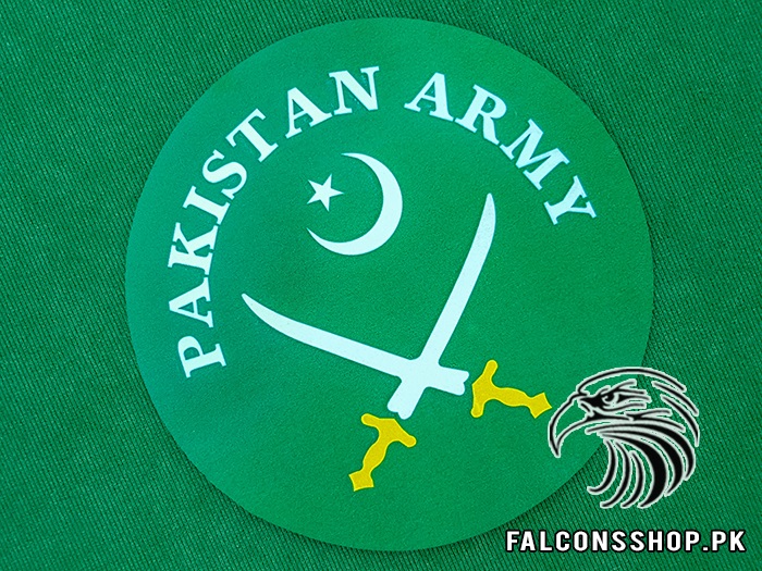 Pakistan Army Car Sticker (Green)