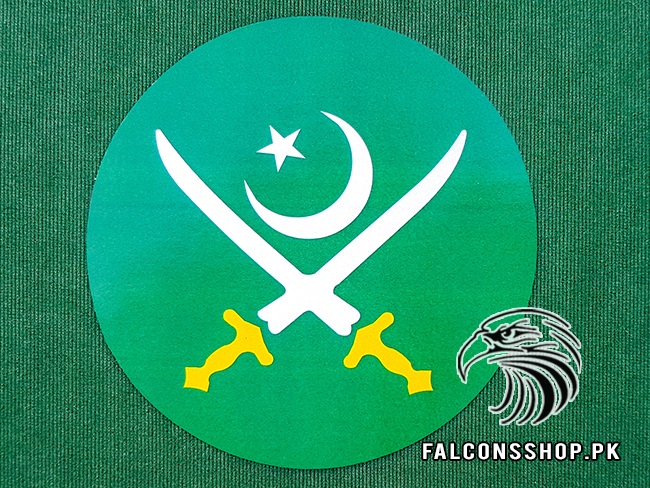 Pakistan Army Logo Car Sticker (Green)