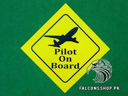 Pilot On Board Car Sticker