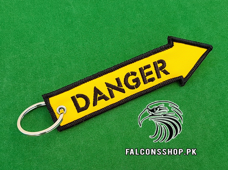 Danger Keychain