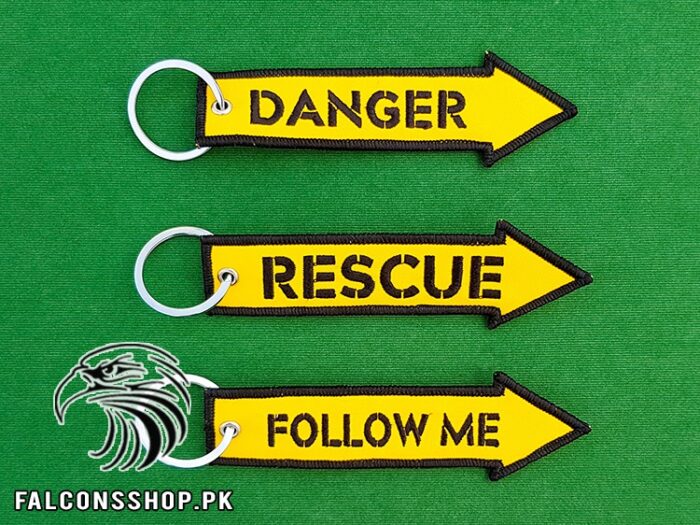 Package: Follow Me, Danger & Rescue Keychains