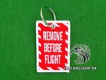 Remove Before Flight Keychain (Rectangular)