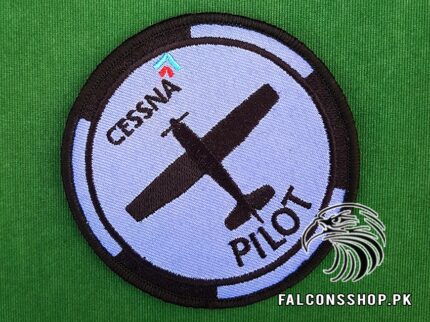 Cessna Aircraft Pilot Patch (Blue)