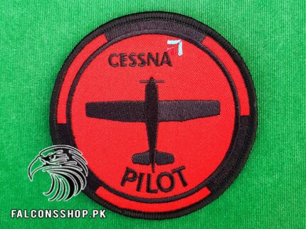 Cessna Aircraft Pilot Patch (Red)