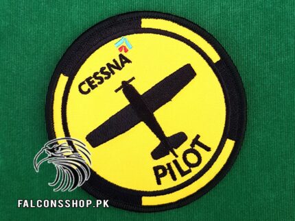 Cessna Aircraft Pilot Patch (Yellow)