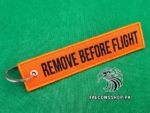 Remove Before Flight Keychain (Orange)