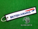 British Airways Keychain (White)