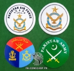 Package 5: Pakistan Armed Forces Car Stickers