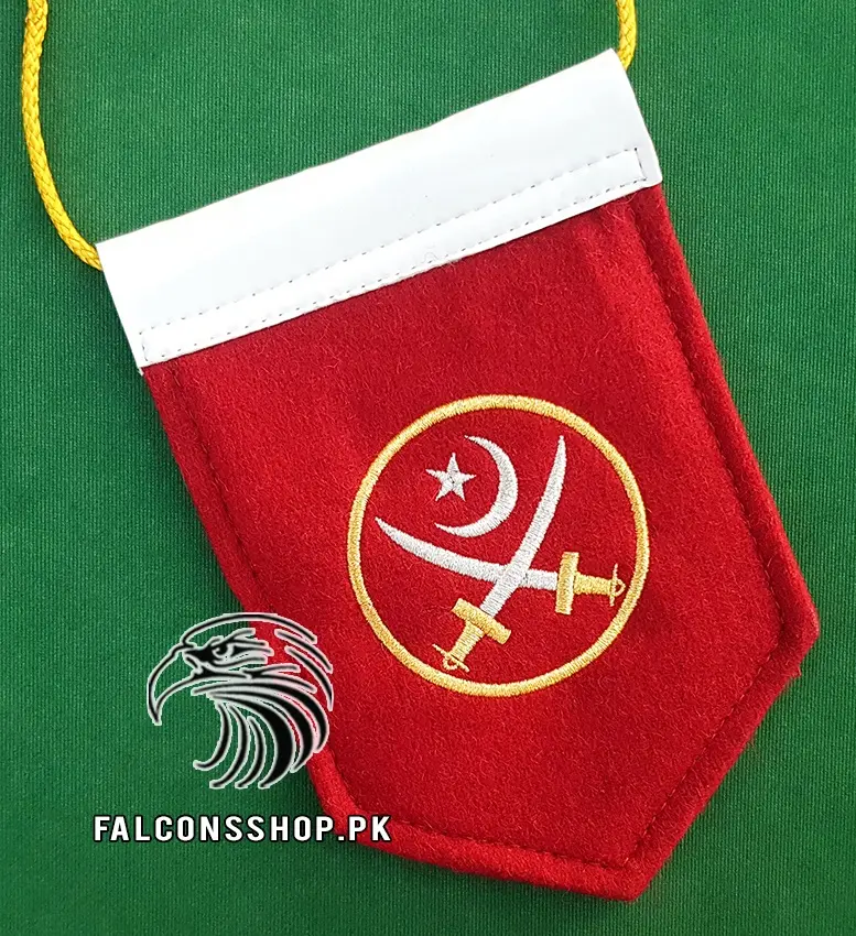 Pakistan Army Car Mirror Hanging (Red)